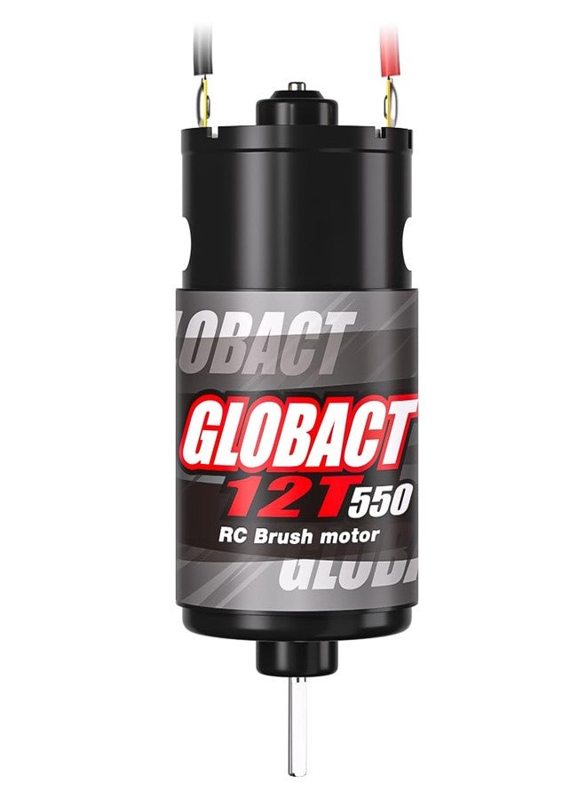 GLOBACT RC Motor 550 12T Brushed Motor for 1/10 Slash ARRMA Granite Senton Axial Redcat HSP HPI Wltoys Kyosho - Image 1
